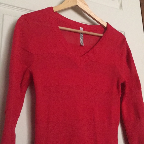 Valentine’s Red sweater tunic dress - Picture 2 of 2